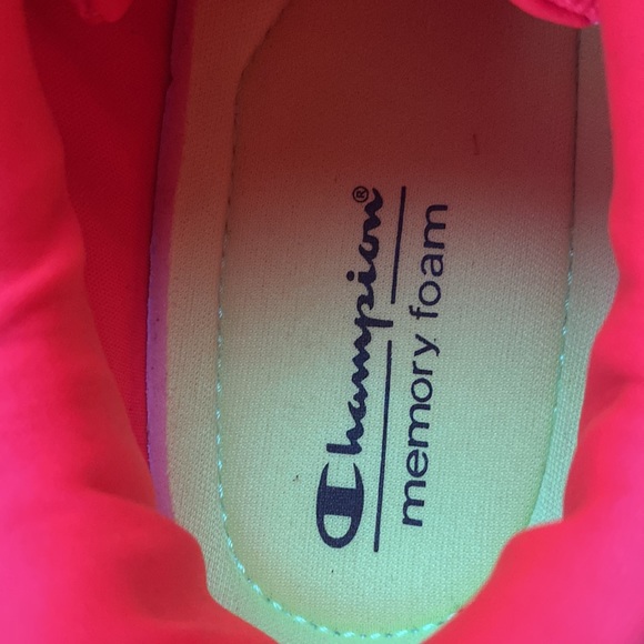 Mens Champion Neon Sneakers - Picture 4 of 5